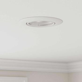 ARDEBO.de - Lampen Set mit 12 Weiß Kunststoff 9 cm