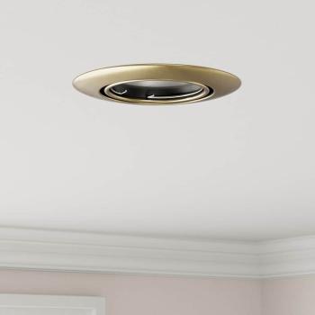 ARDEBO.de - Lampen Set aus 12 Messing Metall 9 cm