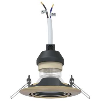 Lampen Set aus 12 Messing Metall 9 cm