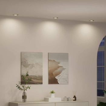 Lampen Set aus 12 Messing Metall 9 cm