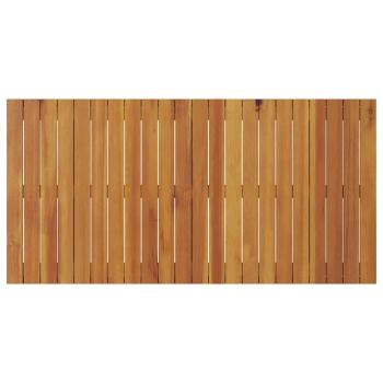 Esstisch Schwarz 110x55x62 cm aus Akazienholz