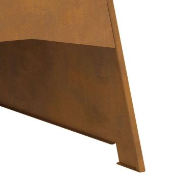 Feuerstelle Pyramid 50x45x95 cm Wetterfestes Stahl
