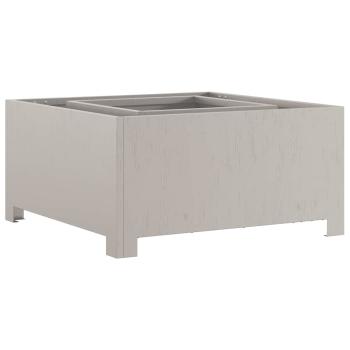 Feuerstelle Quadrat 60x60x30 cm Wetterstahl