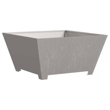 Feuerstelle Quadrat 80x80x40 cm Wetterstahl