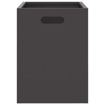 Feuerstelle Rechteckig Schwarz 50x30x40 cm Stahl