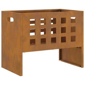 Feuerschale Rechteckig 50x30x40 cm Wetterfestes Stahl