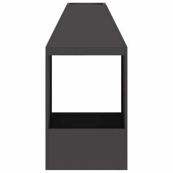 Feuerstelle Schwarz 50x50x100 cm Stahl