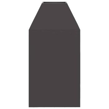 Feuerstelle Schwarz 50x50x100 cm Stahl