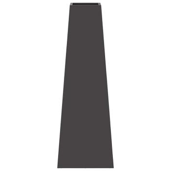 Feuerstelle Schwarz 50x35x100 cm Stahl