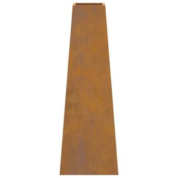 Feuerschale 50x35x100 cm Wetterfestes Stahl