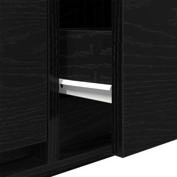 TV-Schrank Schwarze Eiche 100x31x25,5 cm Holzwerkstoff