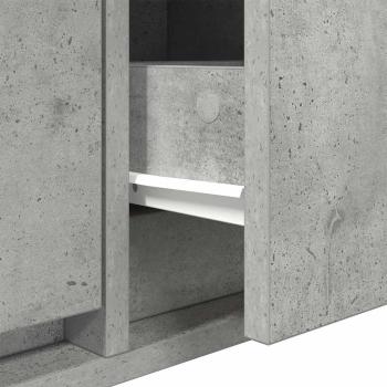 TV-Schrank Beton Grau Holzwerkstoff 100 x 31 x 25,5 cm