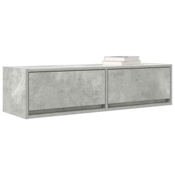 TV-Schrank Beton Grau Holzwerkstoff 100 x 31 x 25,5 cm