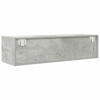 TV-Schrank Beton Grau Holzwerkstoff 100 x 31 x 25,5 cm