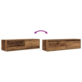 TV-Schrank Alte Holz 100x31x25,5 cm Holzwerkstoff