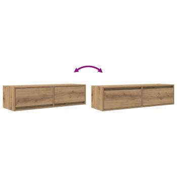 TV-Schrank Artisan Eiche 100x31x25,5 cm Holzwerkstoff
