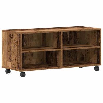 TV-Schränk 90 x 35 x 40,5 cm Braun Holzwerkstoff
