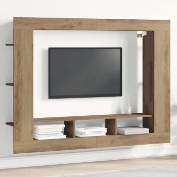 ARDEBO.de - TV Schrank Wandmontiert Artisan Eiche 152x22x113 cm