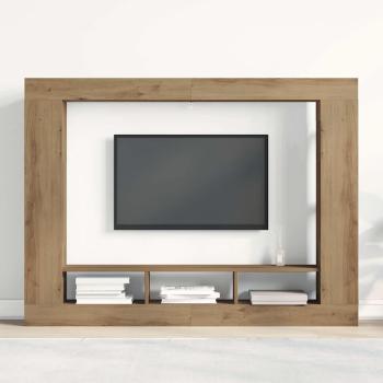 TV Schrank Wandmontiert Artisan Eiche 152x22x113 cm