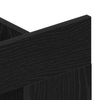 TV-Schränk 152 x 22 x 113 cm Schwarz Eichen-Optik Holzwerkstoff