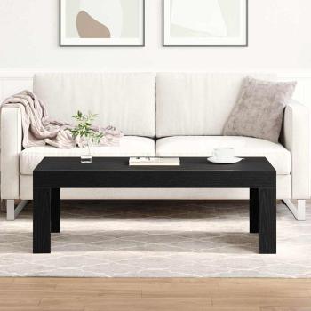 Couchtisch Schwarz Eiche 102x50x35 cm Holzwerkstoff