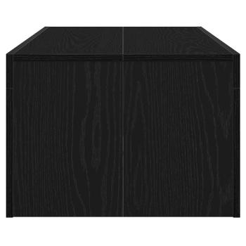 Couchtisch Schwarz Eiche 102x50x35 cm Holzwerkstoff
