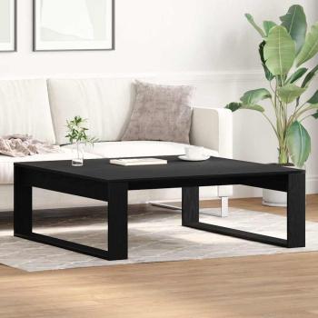 ARDEBO.de - Couchtisch Schwarz Eiche 100x100x35 cm Holzwerkstoff