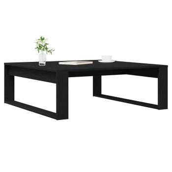 Couchtisch Schwarz Eiche 100x100x35 cm Holzwerkstoff