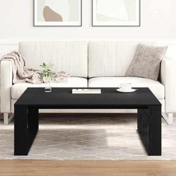 Couchtisch Schwarz Eiche 100x100x35 cm Holzwerkstoff