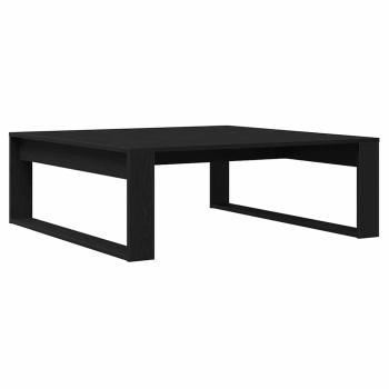 Couchtisch Schwarz Eiche 100x100x35 cm Holzwerkstoff