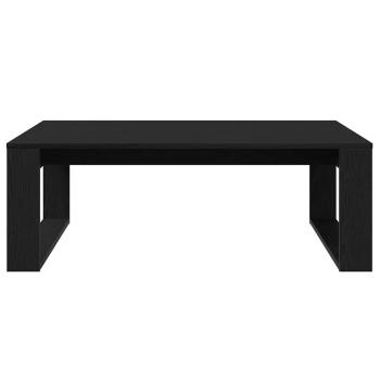 Couchtisch Schwarz Eiche 100x100x35 cm Holzwerkstoff
