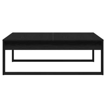 Couchtisch Schwarz Eiche 100x100x35 cm Holzwerkstoff