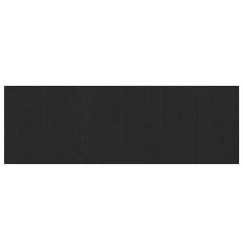 Schwarzes Eichenwandkopfteile 240x1.5x80 cm Aus Holzwerkstoff