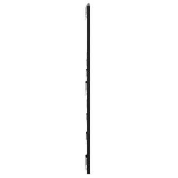 Schwarzes Eichenwandkopfteile 240x1.5x80 cm Aus Holzwerkstoff