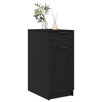Schreibtischschrank in Schwarz Eiche - 33x50x75 cm - Hergestellt aus Werkstoff