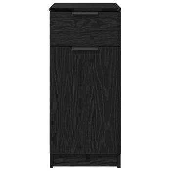 Schreibtischschrank in Schwarz Eiche - 33x50x75 cm - Hergestellt aus Werkstoff
