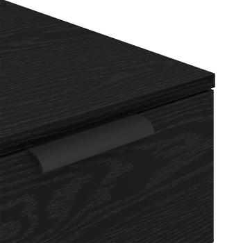 Schreibtischschrank in Schwarz Eiche - 33x50x75 cm - Hergestellt aus Werkstoff