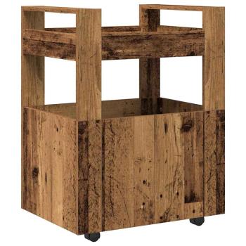 Küchenwagen Alte Holz 60x45x80 cm Holzwerkstoff