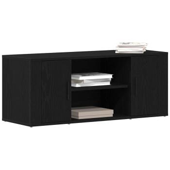 TV-Schrank Schwarz Eiche 100x35x40 cm Holzwerkstoff