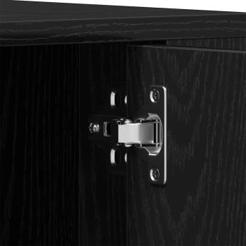 TV-Schrank Schwarz Eiche 100x35x40 cm Holzwerkstoff