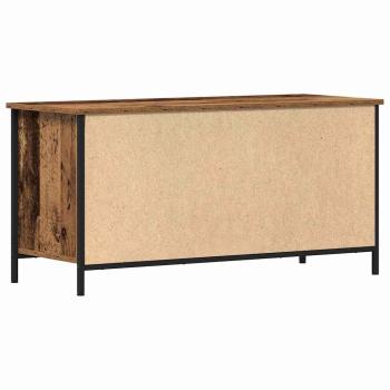 TV-Schrank Alte Optik 100x40x50 cm Holzwerkstoff und Stahl