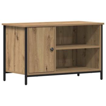 TV-Schrank Artisan Eiche 80x40x50 cm Holzwerkstoff und Stahl