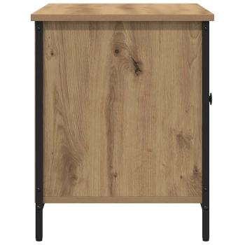 TV-Schrank Artisan Eiche 80x40x50 cm Holzwerkstoff und Stahl