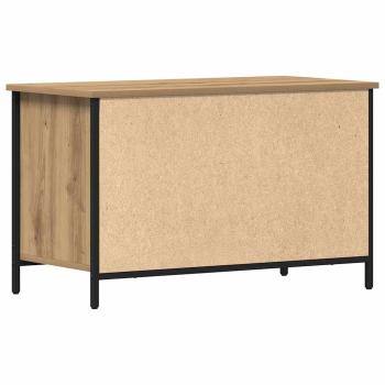 TV-Schrank Artisan Eiche 80x40x50 cm Holzwerkstoff und Stahl