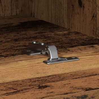 TV-Wandregal Alte Holz 100x30x30 cm Engineered Wood