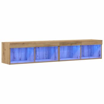 TV-Schrankset 2 stk. Artisan-Eiche Holzwerkstoff