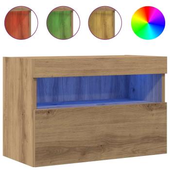 TV-Wandschrank 2 stk. Artisan-Eiche Holzwerkstoff