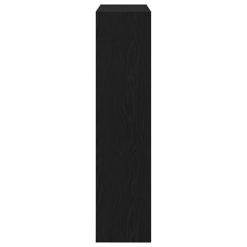 Schuhschrank mit Klappschublade Schwarz Eiche 80x21x87,5 cm