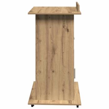 Rednerpult mit Rädern Artisan Eiche Leimholz