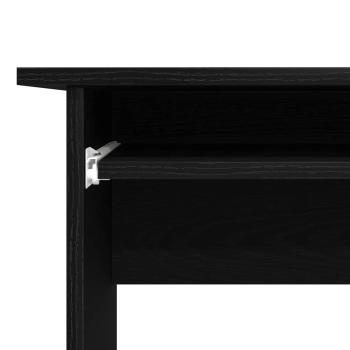 Schreibtisch Schwarz Eiche 120x140x75 cm aus Holz